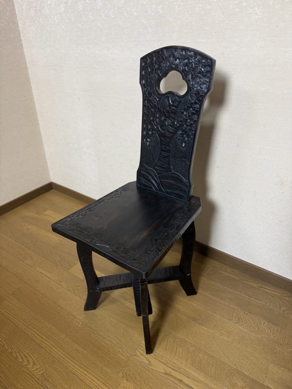 ハート椅子　桜