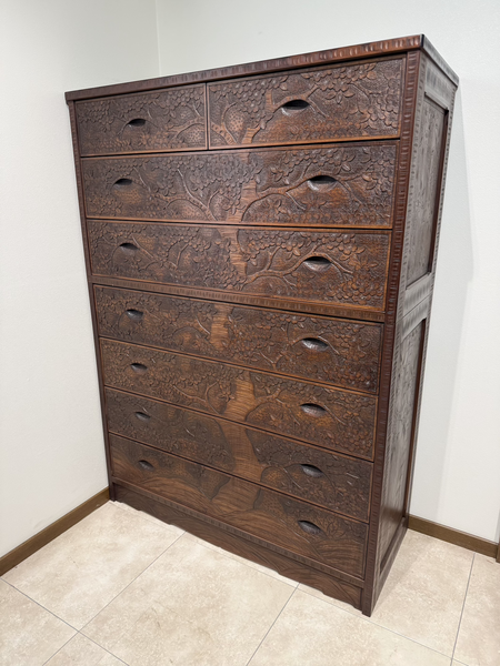 7段チェスト　桜　