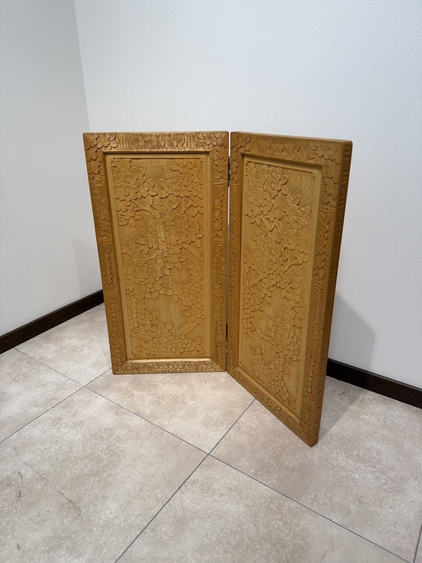 衝立　折りたたみ式　桜